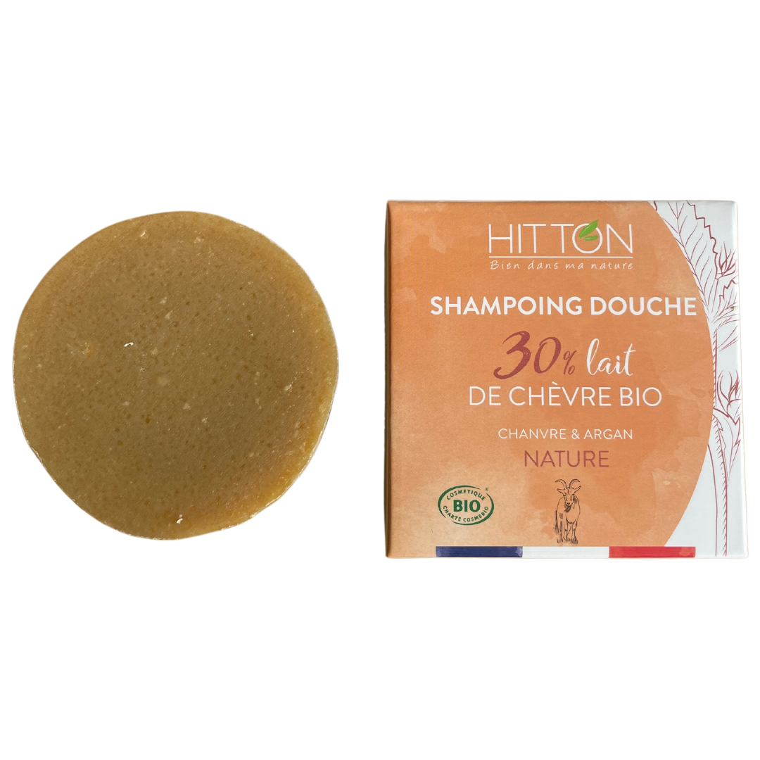 Shampoing douche au lait de chèvre Bio Chanvre Argan