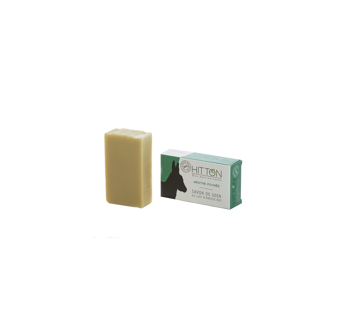 Organic donkey milk soap peppermint