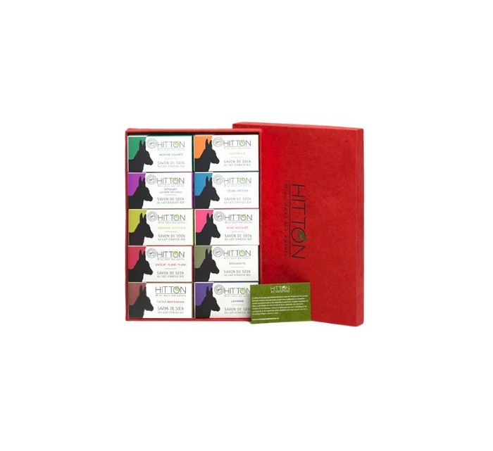 Donkey milk soaps collection box