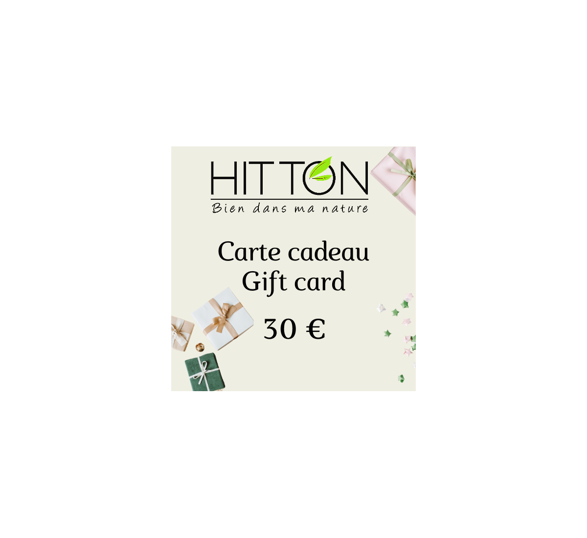 Carte cadeau Hitton 30€