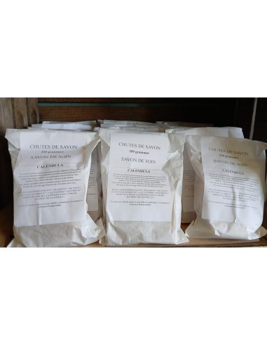 Chutes de savon au lait d'ânesse bio...