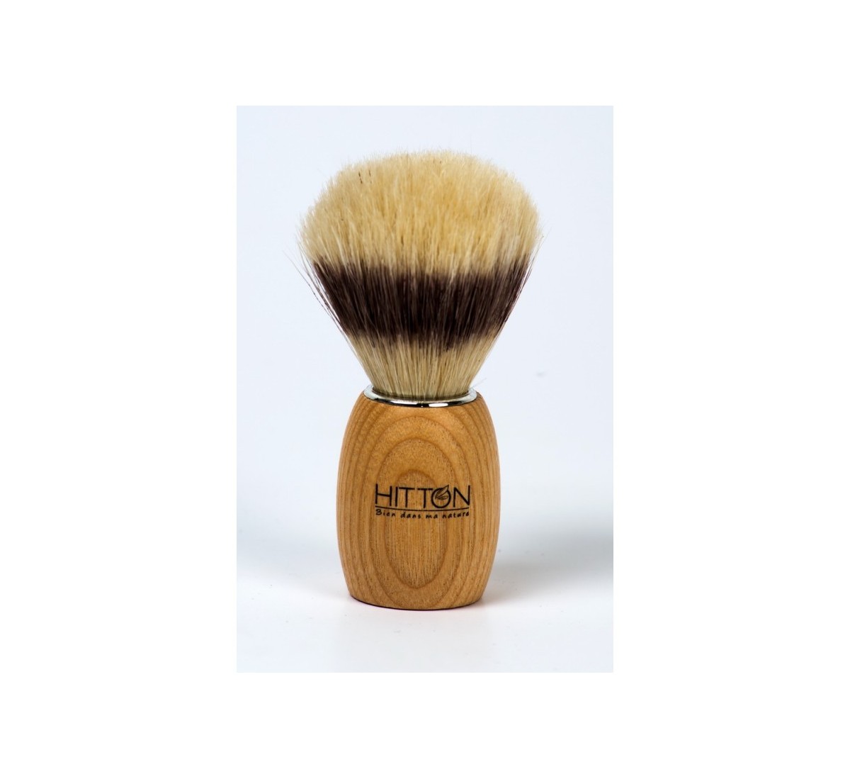 Blaireau en bois et fibres naturelles