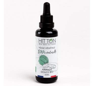 Organic Sweet Almond Vegetable Oil 50 ml | Hitton