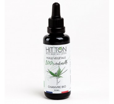 Huile végétale de chanvre Bio 50ml