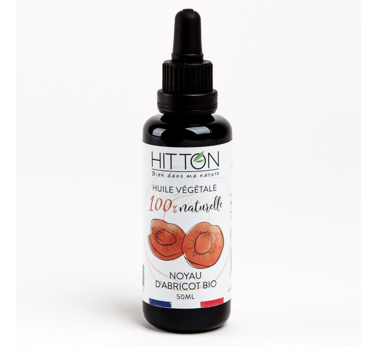 Huile végétale de noyau d'abricot Bio 50ml