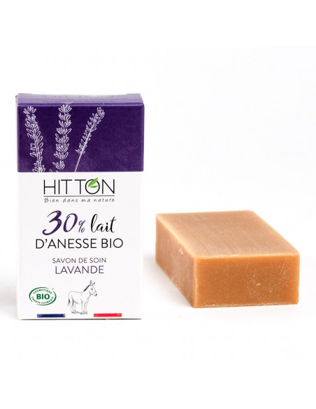 Savon au lait d'ânesse bio - lavande