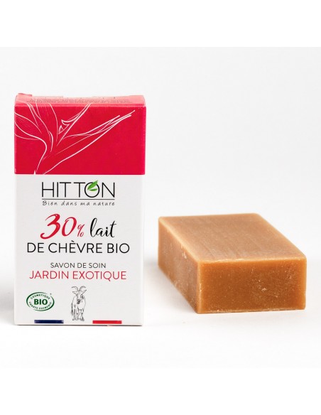 Savon au lait de chèvre bio - Jardin exotique