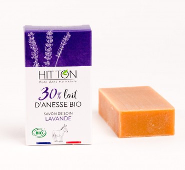 Savon au lait d'ânesse bio - lavande