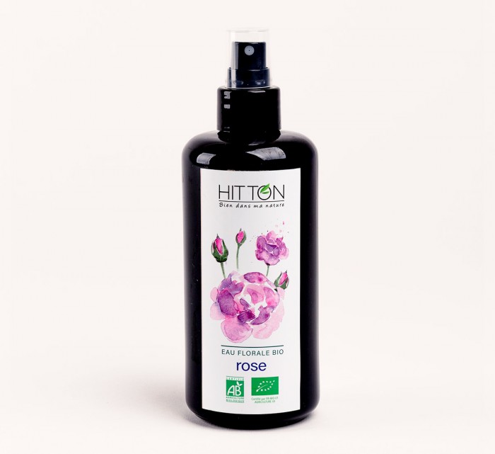 Eau florale de rose bio 200 ml | Hitton