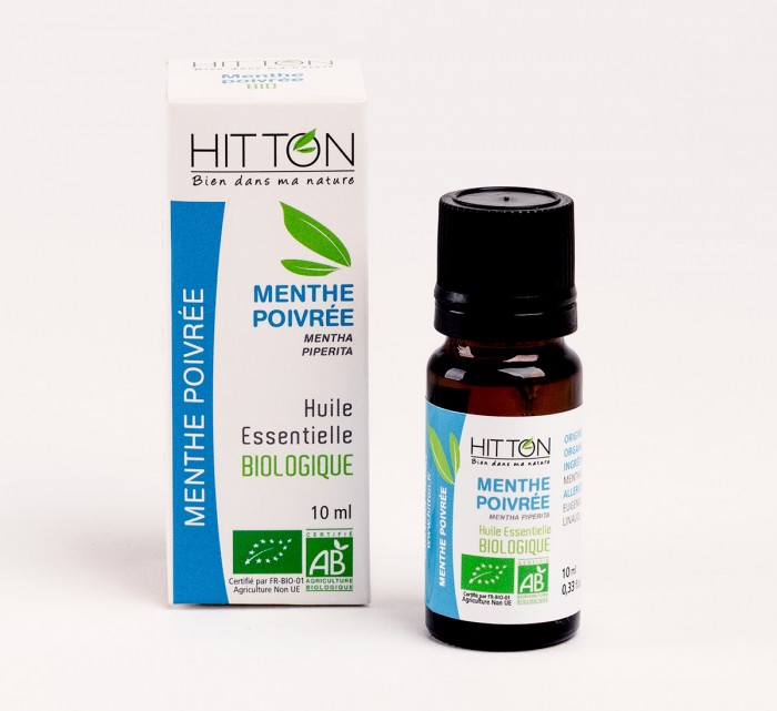 Huile essentielle de menthe poivrée bio 10 ml