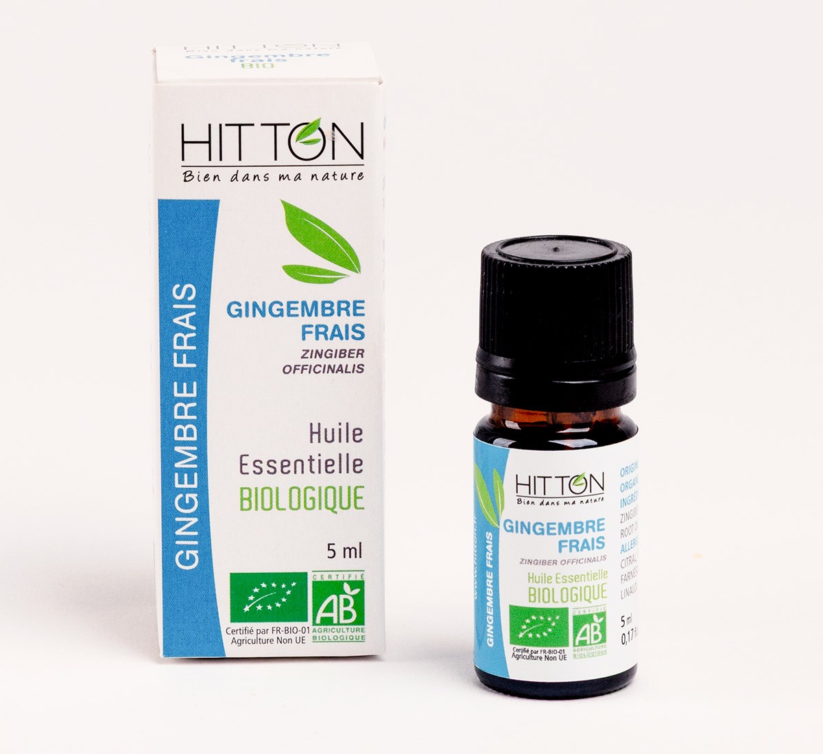 Organic Fresh Ginger Essential Oil 5 ml | Hitton