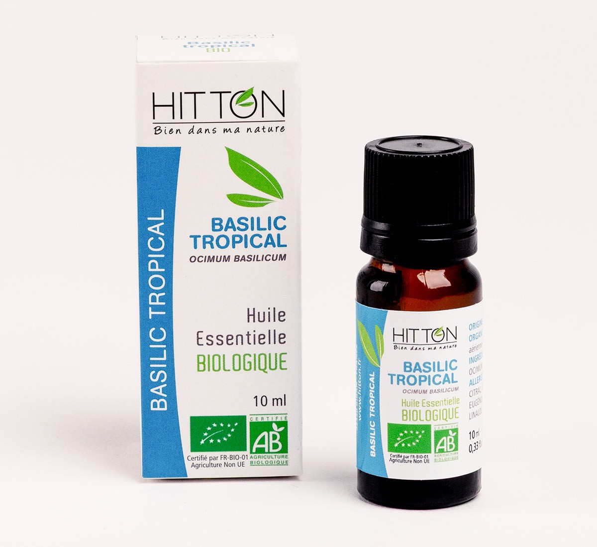 Huile essentielle de basilic bio 10 ml