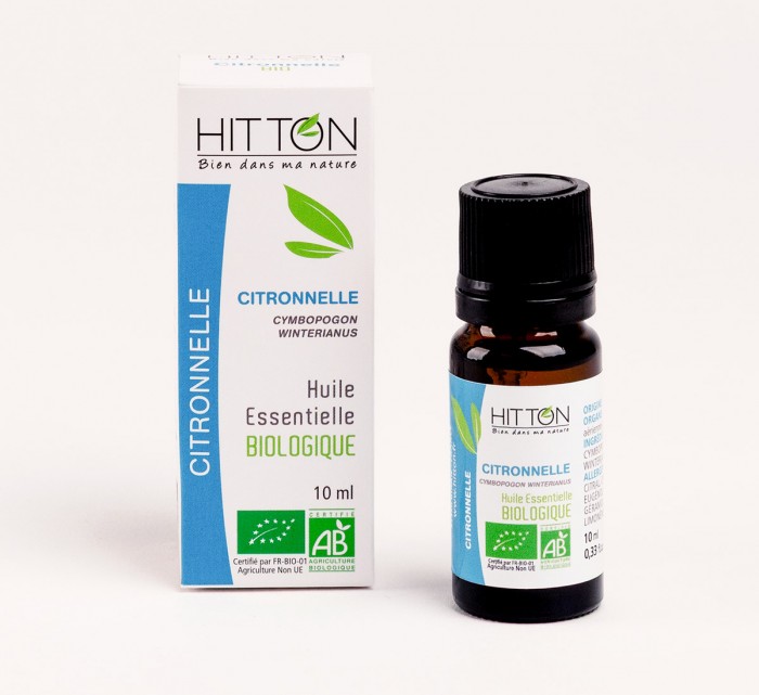 Huile essentielle de citronnelle bio 10 ml