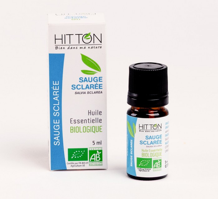 Organic clary sage essential oil 5 ml | Hitton